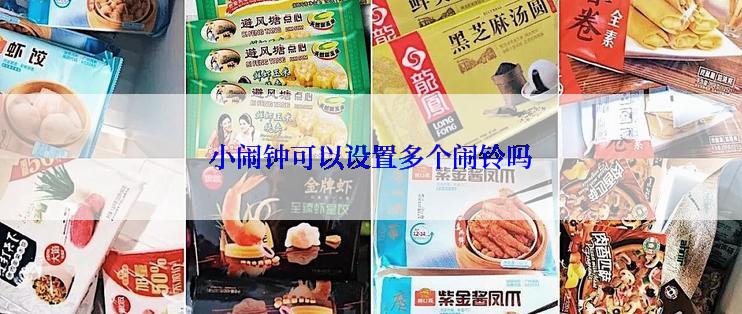 小闹钟可以设置多个闹铃吗
