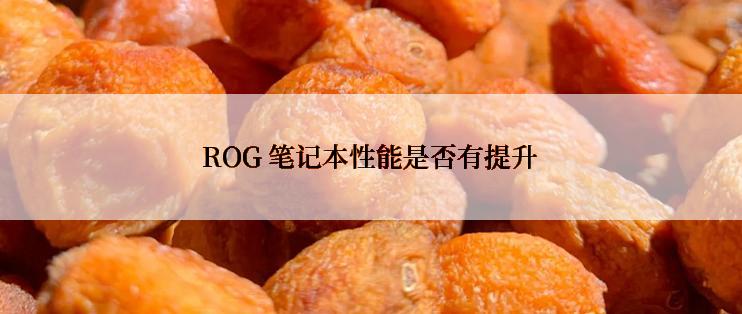 ROG 笔记本性能是否有提升