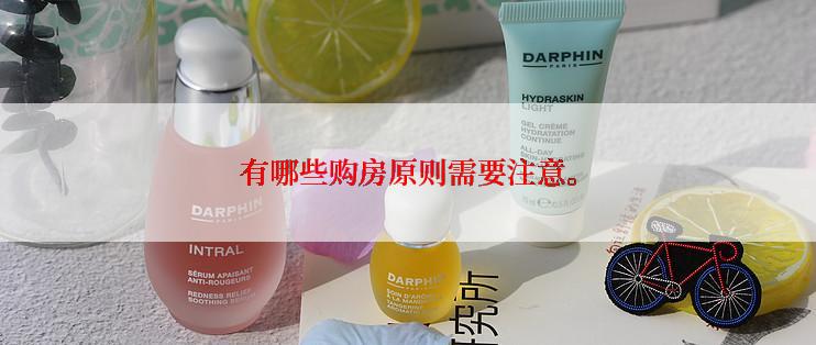 有哪些购房原则需要注意。