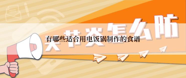 有哪些适合用电饭锅制作的食谱