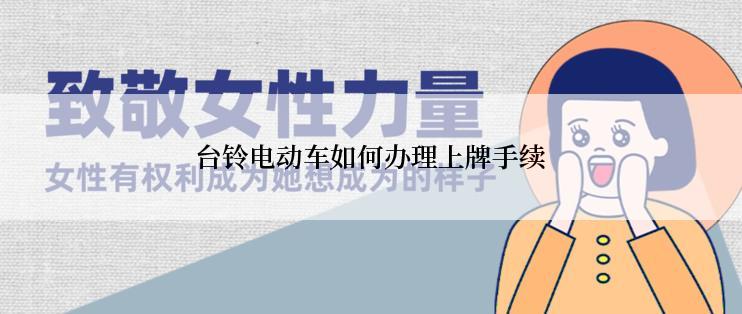 台铃电动车如何办理上牌手续