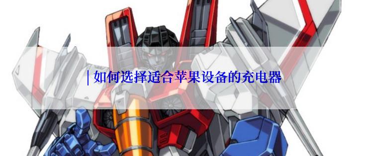 | 如何选择适合苹果设备的充电器