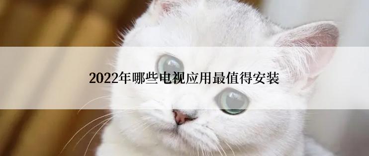2022年哪些电视应用最值得安装