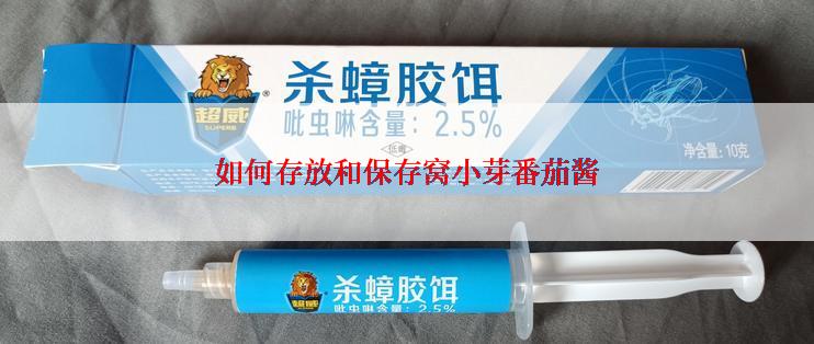 如何存放和保存窝小芽番茄酱