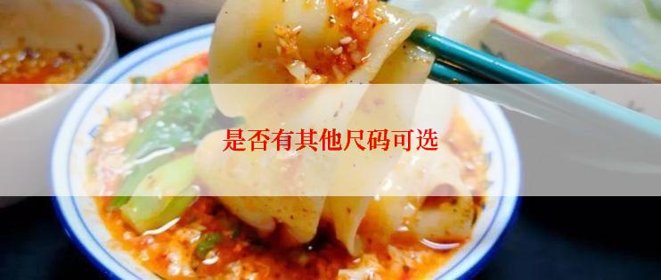 是否有其他尺码可选