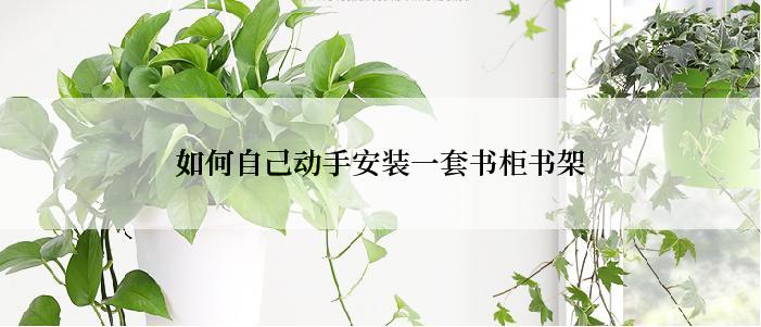 如何自己动手安装一套书柜书架