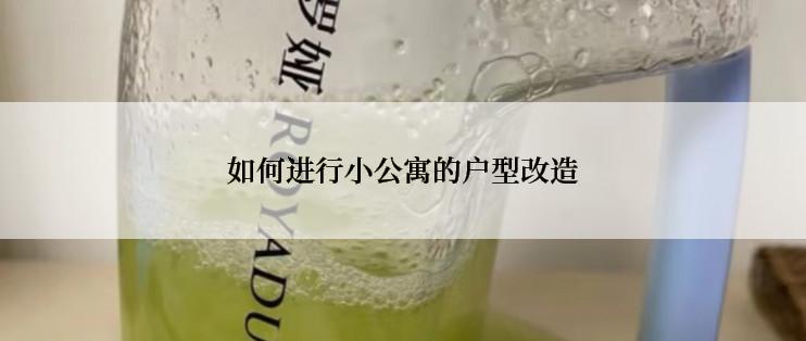 如何进行小公寓的户型改造