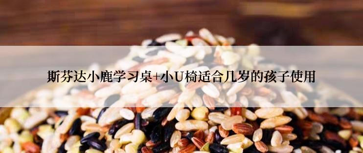 斯芬达小鹿学习桌+小U椅适合几岁的孩子使用