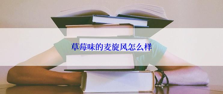 草莓味的麦旋风怎么样