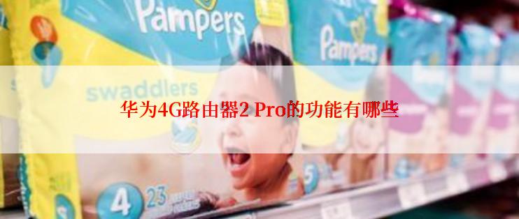 华为4G路由器2 Pro的功能有哪些