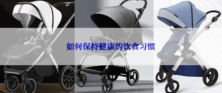 如何保持健康的饮食习惯