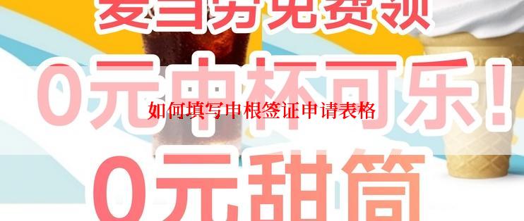 如何填写申根签证申请表格