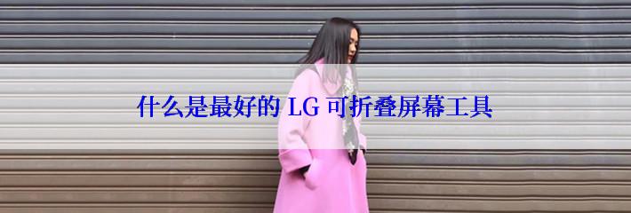 什么是最好的 LG 可折叠屏幕工具