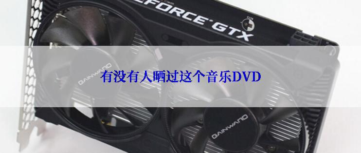 有没有人晒过这个音乐DVD