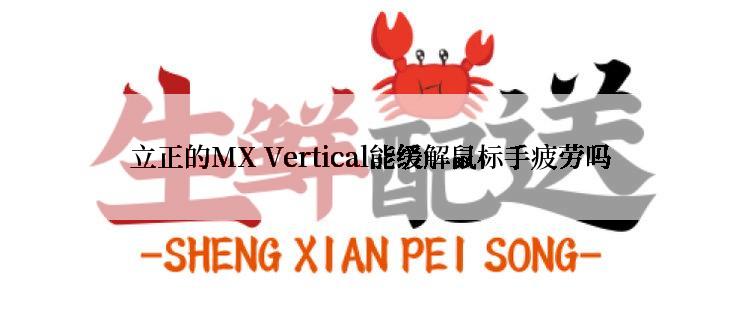 立正的MX Vertical能缓解鼠标手疲劳吗