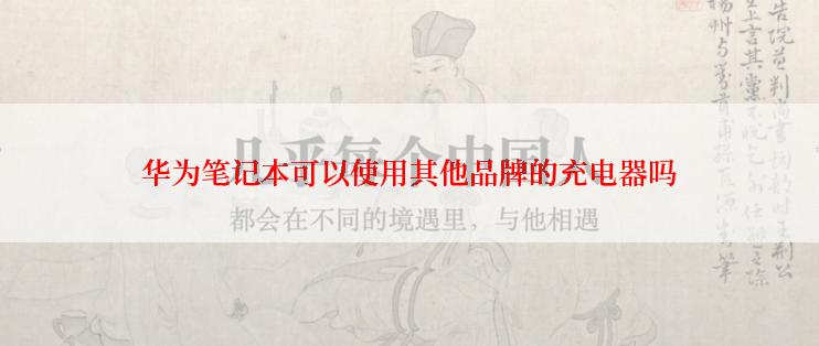 华为笔记本可以使用其他品牌的充电器吗