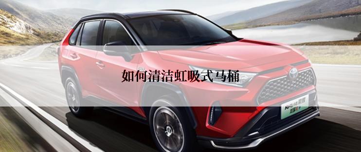 如何清洁虹吸式马桶