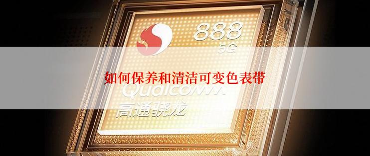 如何保养和清洁可变色表带