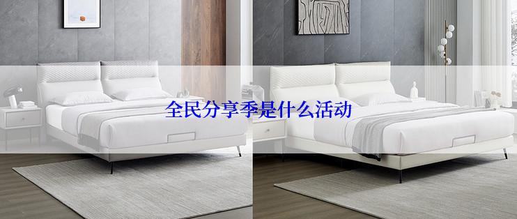 全民分享季是什么活动