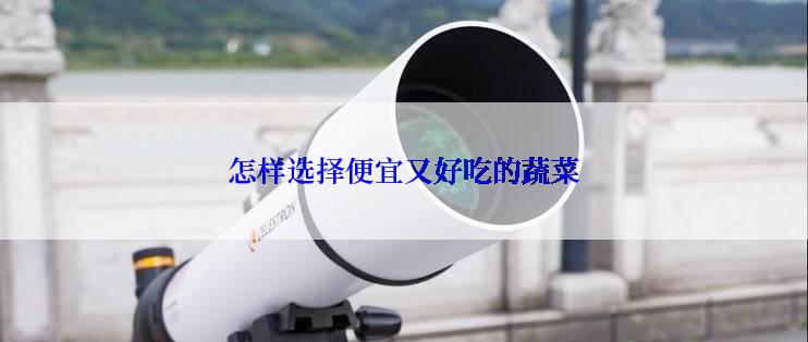 怎样选择便宜又好吃的蔬菜