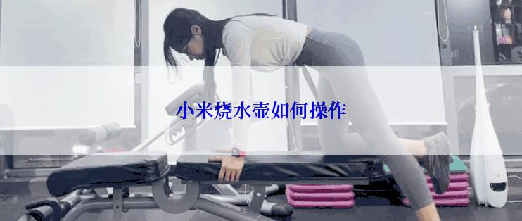 小米烧水壶如何操作
