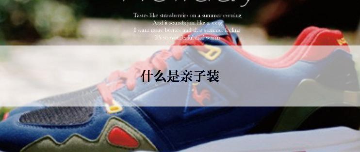 什么是亲子装