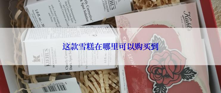 这款雪糕在哪里可以购买到