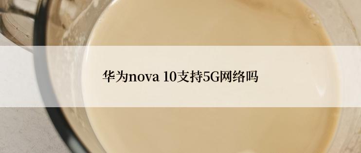 华为nova 10支持5G网络吗
