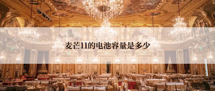 麦芒11的电池容量是多少
