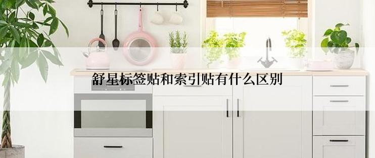 舒星标签贴和索引贴有什么区别