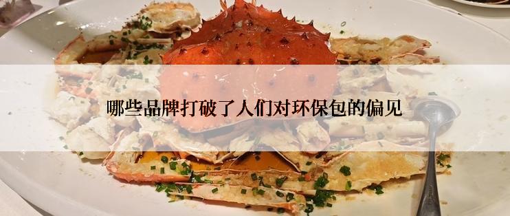 哪些品牌打破了人们对环保包的偏见