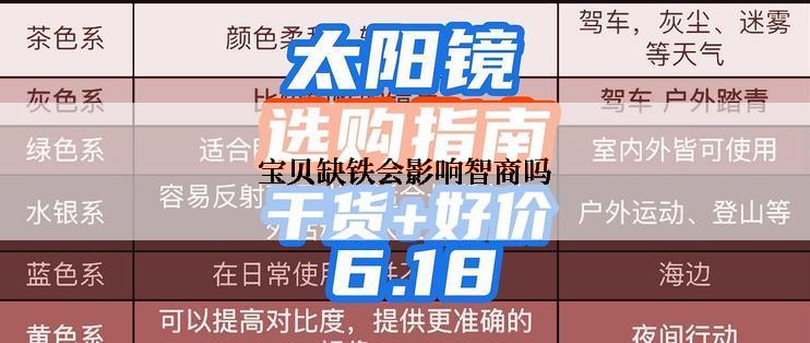 宝贝缺铁会影响智商吗