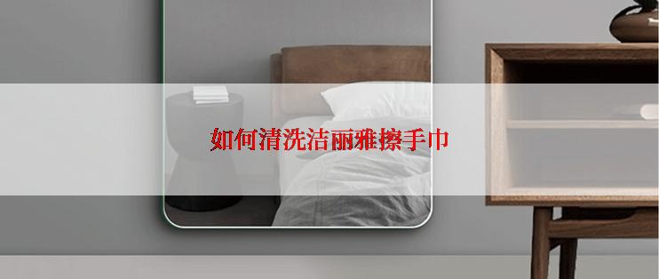 如何清洗洁丽雅擦手巾