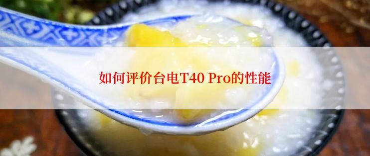 如何评价台电T40 Pro的性能
