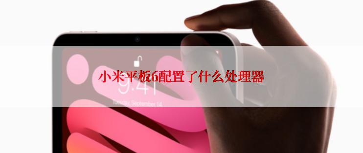 小米平板6配置了什么处理器