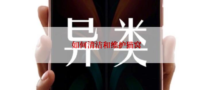 如何清洁和维护猫窝