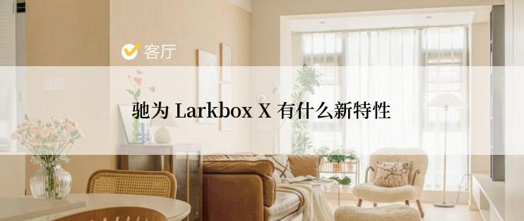 驰为 Larkbox X 有什么新特性
