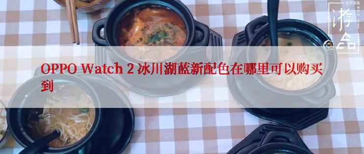 OPPO Watch 2 冰川湖蓝新配色在哪里可以购买到