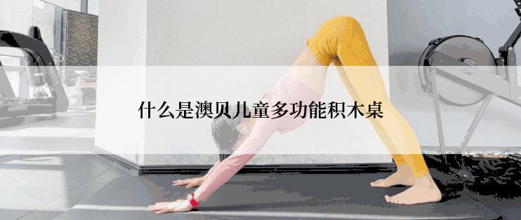 什么是澳贝儿童多功能积木桌