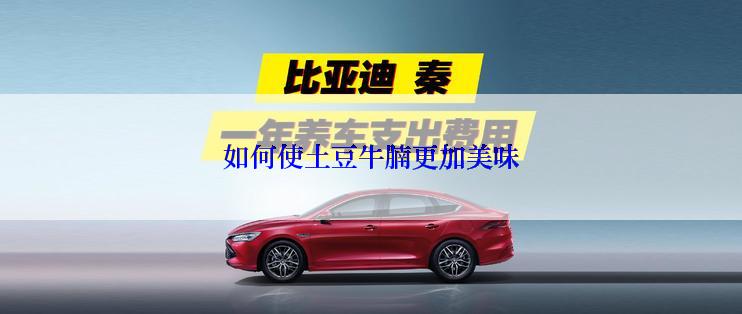 如何使土豆牛腩更加美味