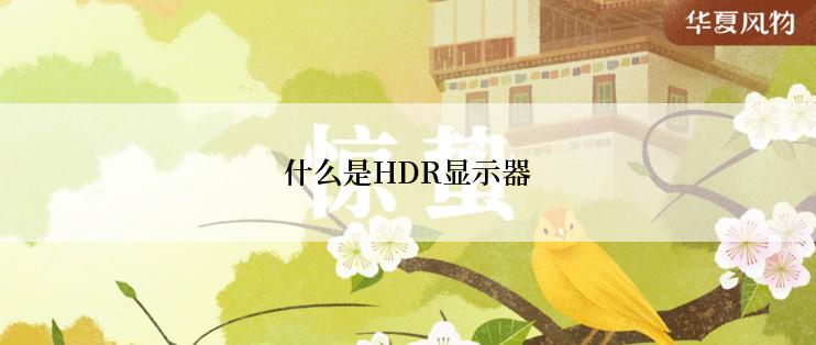 什么是HDR显示器
