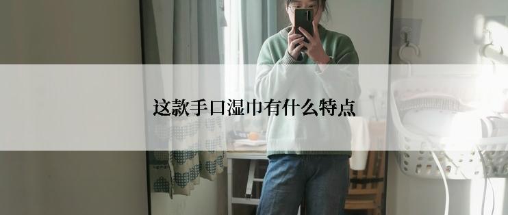 这款手口湿巾有什么特点