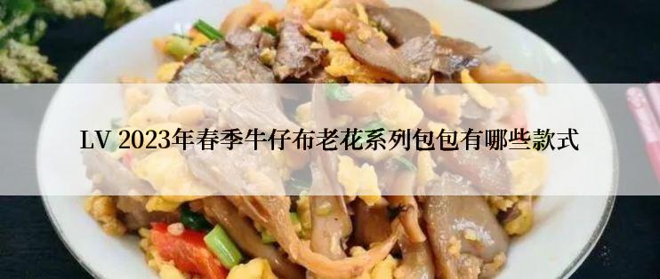 LV 2023年春季牛仔布老花系列包包有哪些款式