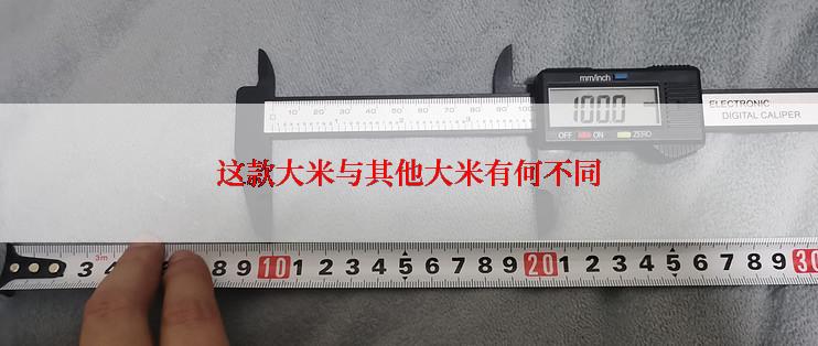 这款大米与其他大米有何不同