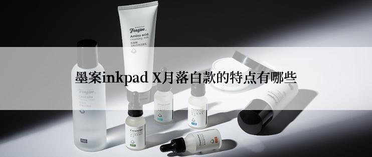 墨案inkpad X月落白款的特点有哪些
