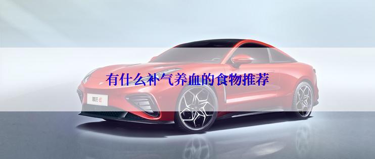 有什么补气养血的食物推荐