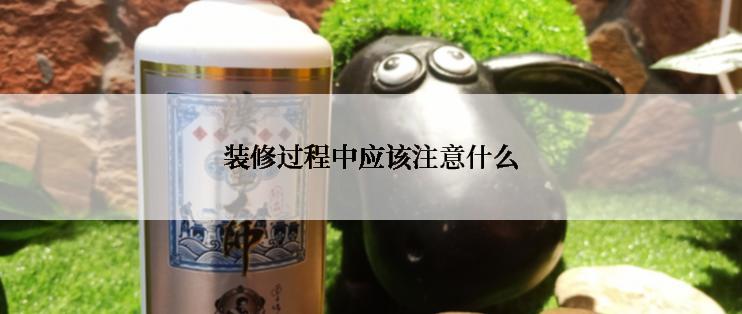 装修过程中应该注意什么