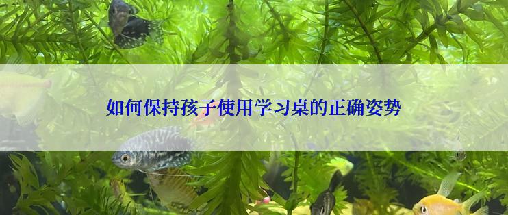 如何保持孩子使用学习桌的正确姿势