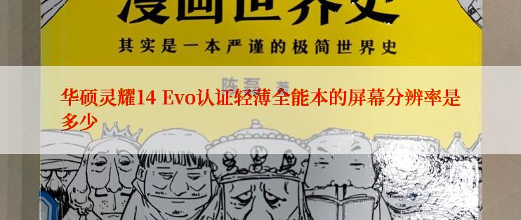 华硕灵耀14 Evo认证轻薄全能本的屏幕分辨率是多少