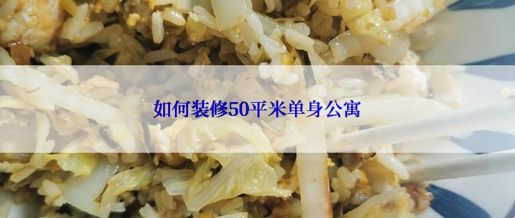如何装修50平米单身公寓